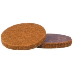 Patin feutre adhésif diam.25 marron x8 sc