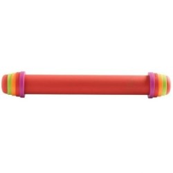 Rouleau à pâtisserie ajustable Rouge