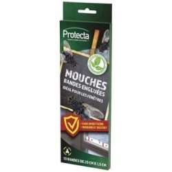Insecticide mouches - bande fenêtre - Lot de 10