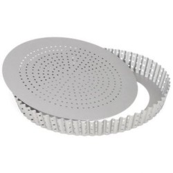 Moule à tarte perforé 24 cm - Silver Top