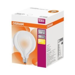 LED globe 95mm verre dépoli 11W 100W E27 806LM chaud