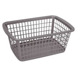 Corbeille à linge - 11 L - gris