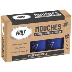 Mouches ruban adhésif écologique à la glu boîte de 4