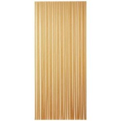 Rideau de porte Tahiti PVC 90x200 cm - brun, beige
