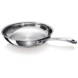 Poêle lisse Inox 20 cm - Chef