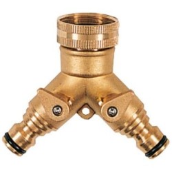 Nez de robinet 2 voies laiton automatique 55035b