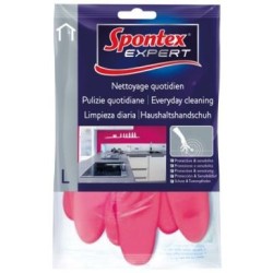 Gants nettoyage latex taille 8 travaux entretien