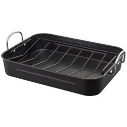 Plat à four rectangulaire 38 x 29 cm avec grille