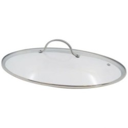 Couvercle ovale pour poêle à poisson