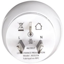 Adaptateur prises France - Australie - Chine 240V-2400W