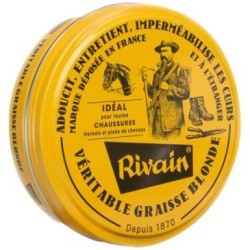 Graisse rivain cuirs 100ml blonde