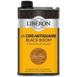 Cire Black bison 0.5L chêne moyen