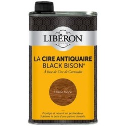 Cire Black bison 0.5L chêne foncé