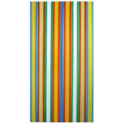 Rideau de porte Antilles en polyéthylène - 90x200 cm - multicolore