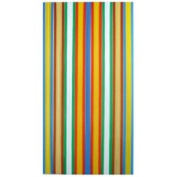 Rideau de porte Antilles polyéthylène 120x220 cm - multicolore