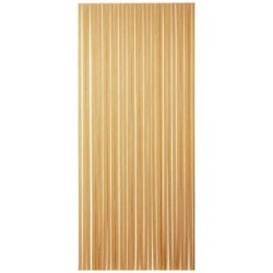 Rideau de porte Tahiti PVC 90x220 cm - brun, beige