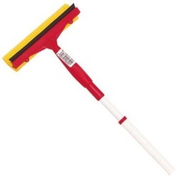 Lave vitre + éponge 21cm manche télescopique 2x0.80m