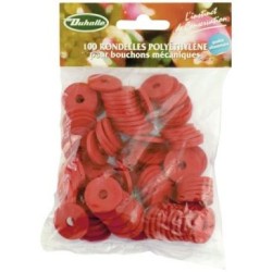 Rondelle polyéthyène pour bouchons mécaniques x100