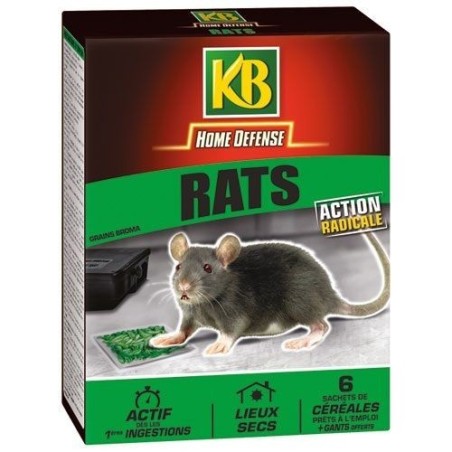 Home defense rat céréales sachet 10 x15g /nc
