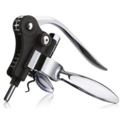 Tire-bouchon à levier Noir - Lever Corkscrew