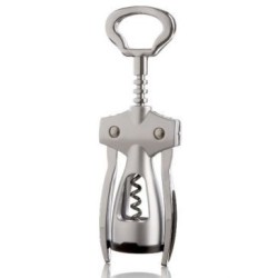 Tire-bouchon à ailettes Argenté - Winged Corkscrew