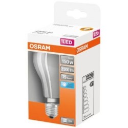 Led standard verre dépoli 16w e27 froid bte 1