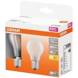 Led std full glass 7.5W E27 blanc chaud boite 2