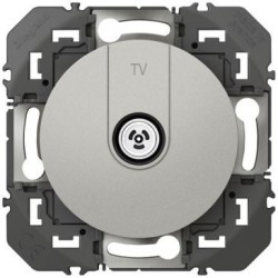 Prise tv simple alu composable Dooxie