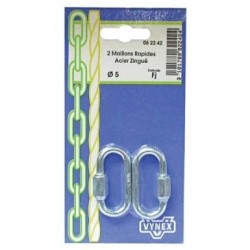 Maillon à vis d.3.5mm x2 sc