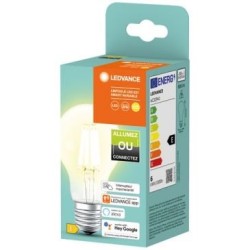 Led Smart+bluetooth filament classic e27 6w blanc chaud