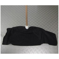 Serpilliere micro bouclette noir 40x85 s/carte