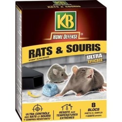 Rat souris blocs 200g (8x25g) /nc