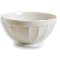 Bol à côtes blanc 14 cm