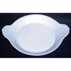 Plat rond à oreilles Blanc