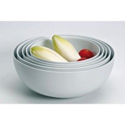 Saladier boule blanc Sahara empilable 19 cm