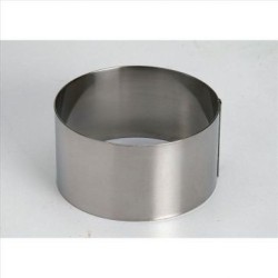 Cercle à mousse 7.5 cm Inox