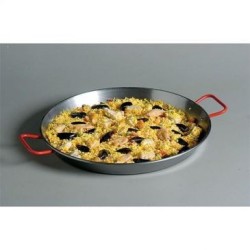 Plat à paëlla Acier Poli 80 cm