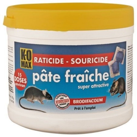 Raticide souricide pâte fraîche 150g