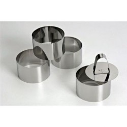 Lot de 4 cercles à mousse 10cm + 1 poussoir
