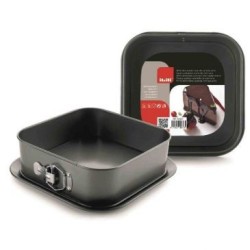 Moule carré à charnière 24 cm - Moka