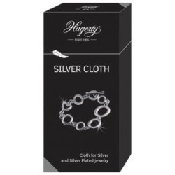 Silver cloth chamoisine bijoux