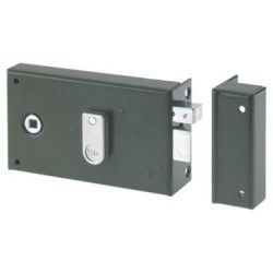 Serrure en applique horizontale gauche
