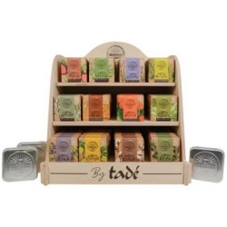 Presentoir comptoir vide savon marseille soap co