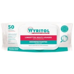 Lingettes désinfectantes multiusages essence niaouli - Lot de 50
