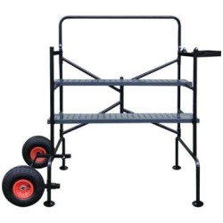 Echafaudage jardin pliable h.2m85 roues xxl brico
