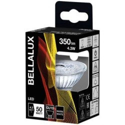 Bellalux led spot par16 verre gu10 4.3w chaud 350lm