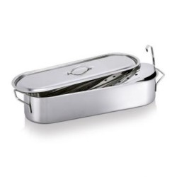 Poissonnière 50 cm inox
