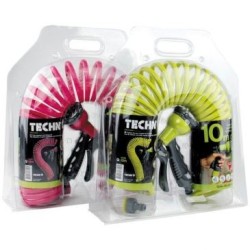 Tuyau flexible torsade 9mm 10m coloris anis