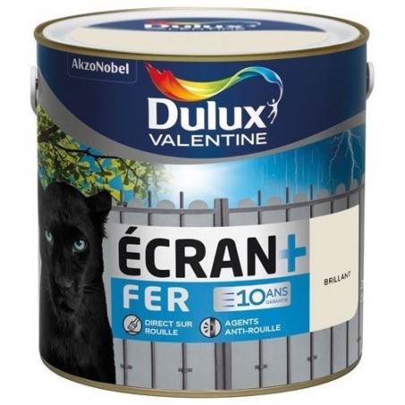 Ecran fer brillant 2l blanc crème