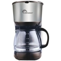 Cafetière filtre 10 tasses Noire & Inox - 8629